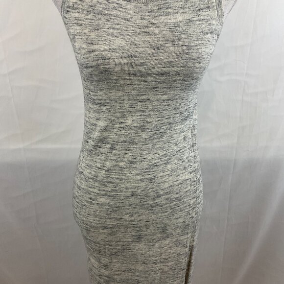 Joie Knit Maxi Dress S Gray Mottled Sleeveless - Picture 4 of 12